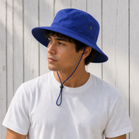 Surf Hat with Break-Away Strap in Wide Brim Design thumbnail 55 royal moodboard