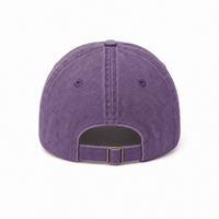 Flex Enzyme Washed Adjustable Baseball Cap thumbnail 5 purple back