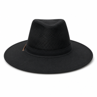 Collapsible Wide Brim Cotton Twill & Soft Mesh Hat thumbnail 2