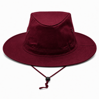 Slouch Hat Break-away Clip thumbnail 24 maroon front
