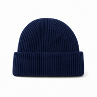 Premium Lambswool Flex Beanie with Cuff – Ultra Soft & Warm thumbnail 81 navy right