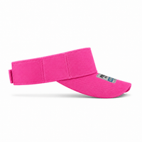 Pro Series Breathable Adjustable Sports Visor thumbnail 12 hot pink right