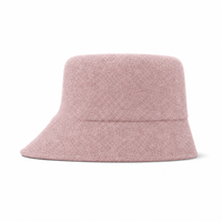 Terry Towelling Flex Bucket Hat thumbnail 83 pink left