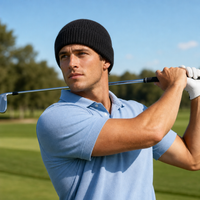 Premium Merino Wool Beanie with Cuff – Soft & Warm Knit Hat thumbnail 57 black moodboard