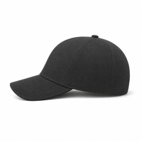 A Frame Sandwich Flex Cap with Premium Cotton and Adjustable Snapback thumbnail 26 charcoal black left
