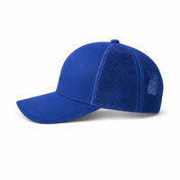 Kosiosko Structured Cotton Blend Trucker Hat thumbnail 47 royal left