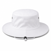 Surf Hat with Break-Away Strap in Wide Brim Design thumbnail 69 white back