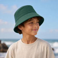 Flex School Bucket Hat thumbnail 24 dark green moodboard