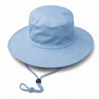 Surf Hat with Break-Away Strap in Wide Brim Design thumbnail 62 skyblue angle