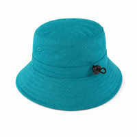 Flex Kindy Bucket Hat thumbnail 90 teal angle