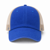 Flex Enzyme Trucker Cap with Metal Buckle Strap thumbnail 51 sapphire front