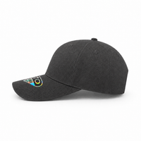 GTO 112 Trucker Hat with Ventilated Comfort and Adjustable Fit thumbnail 28 heather black left