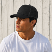 Ottocap 32285 A-Frame 5-Panel Mesh Back Trucker Hat thumbnail 23 black moodboard