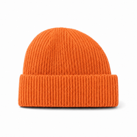 Premium Lambswool Flex Beanie with Cuff – Ultra Soft & Warm thumbnail 54 orange right