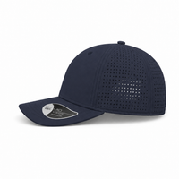 Breezy Lightweight Ventilated Nylon Cap with PVC Closure thumbnail 24 navy left