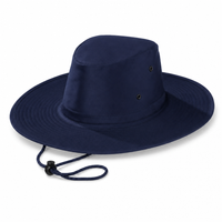 Poly Viscose Slouch Hat thumbnail 26 navy angle