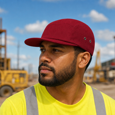 Flex R165 Premium Cotton 5-Panel Adjustable Cap