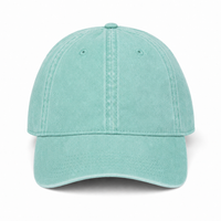 Flex Enzyme Washed Adjustable Baseball Cap thumbnail 63 seafoam light green front