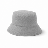 Terry Towelling Flex Bucket Hat thumbnail 24 gray right