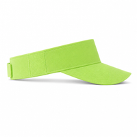 Pro Golf Visor with Adjustable Velcro Strap and Mesh Ventilation thumbnail 17 lime right