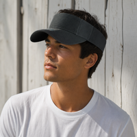 Pro Series Breathable Adjustable Sports Visor thumbnail 8 black moodboard