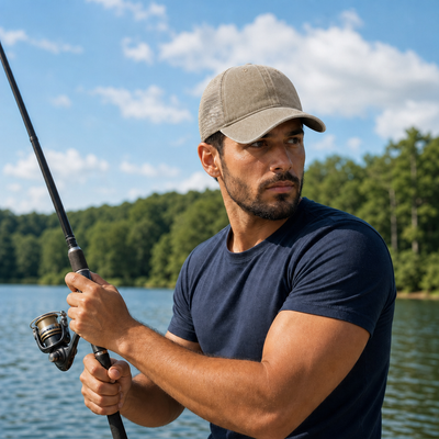 GTO Enzyme Washed Trucker Cap with Adjustable Mesh Back