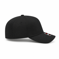 OTTO CAP 5-Panel Mid Profile Structured Baseball Cap thumbnail 4 black right