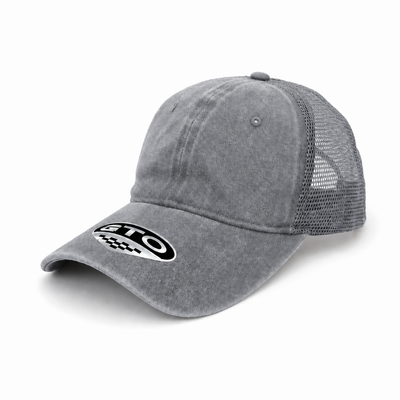 GTO Enzyme Washed Trucker Cap with Adjustable Mesh Back
