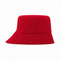 Terry Towelling Flex Bucket Hat thumbnail 73 red left
