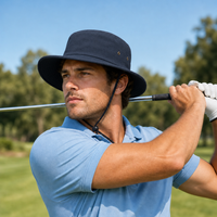 Brushed Heavy Sports Twill Wide Brim Hat with Sweatband thumbnail 39
