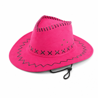 Cowboy Hat thumbnail 21 hot pink angle