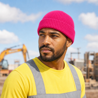 Premium Lambswool Flex Beanie with Cuff – Ultra Soft & Warm thumbnail 26 hot pink moodboard