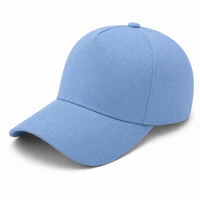 A Frame Flex Cap with Adjustable Snapback and Premium Cotton thumbnail 69 sky angle