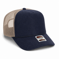 Ottocap 39165 High Crown Foam trucker with rope thumbnail 79 navy navy khakhi angle