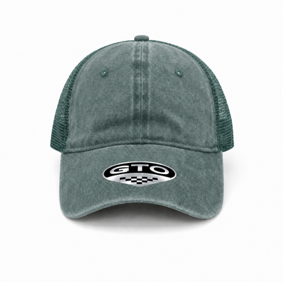 GTO Enzyme Washed Trucker Cap with Adjustable Mesh Back