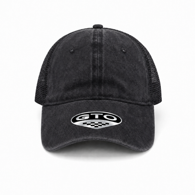 GTO Enzyme Washed Trucker Cap with Adjustable Mesh Back