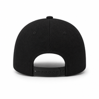 A Frame Flex Cap with Adjustable Snapback and Premium Cotton thumbnail 88 black back