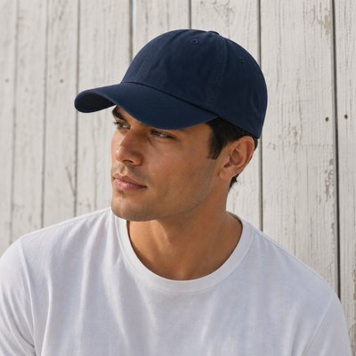 Flex Bamboo Eco-Friendly 6-Panel Unstructured Cap with Moisture-Wicking Sweatband