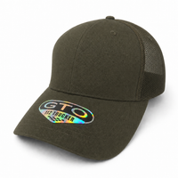 GTO 112 Trucker Hat with Ventilated Comfort and Adjustable Fit thumbnail 15 loden angle