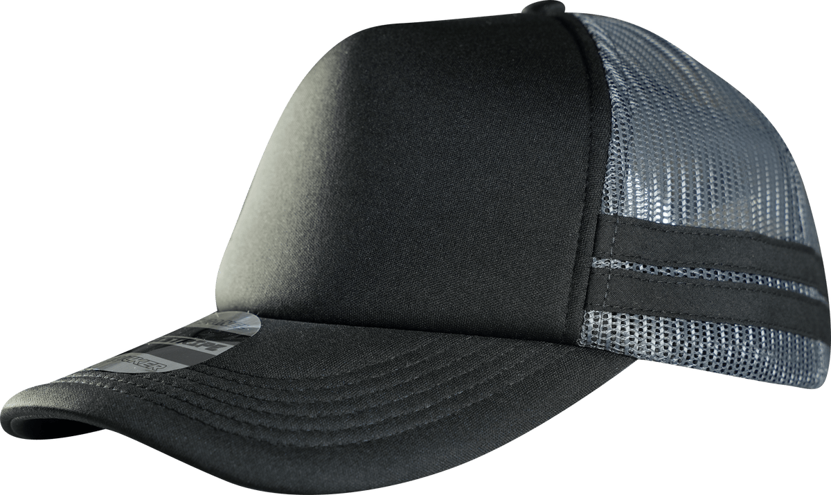 Flex Stripe A Frame High Profile Trucker Cap