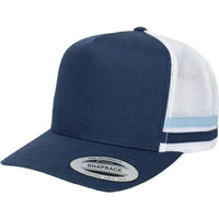 Flexfit Stripe Trucker Caps with Snapback Adjustable Fit thumbnail 15 flexfit stripe trucker caps - madhats.com.au