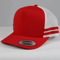 Flexfit Stripe Trucker Caps with Snapback Adjustable Fit thumbnail 10 flexfit stripe trucker caps - madhats.com.au