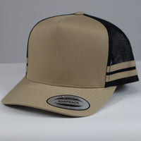Flexfit Stripe Trucker Caps with Snapback Adjustable Fit thumbnail 3 flexfit stripe trucker caps - madhats.com.au