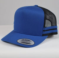 Flexfit Stripe Trucker Caps with Snapback Adjustable Fit thumbnail 7 flexfit stripe trucker caps - madhats.com.au
