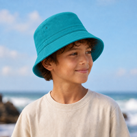 Flex School Bucket Hat thumbnail 94 teal left