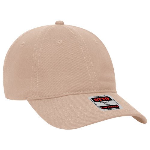Ottocap 18253 OTTO Cap 6 Panel Low Profile Baseball Cap Brushed Bull Denim