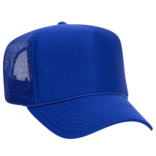 Ottocap 39165 High Crown Foam trucker with rope