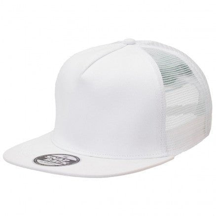 TWILL FLAT PEAK TRUCKER