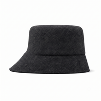 Terry Towelling Flex Bucket Hat thumbnail 109  charcoal left