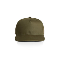 1109 Billy Panel Mid Profile Snapback Cap with Flat Peak thumbnail 3